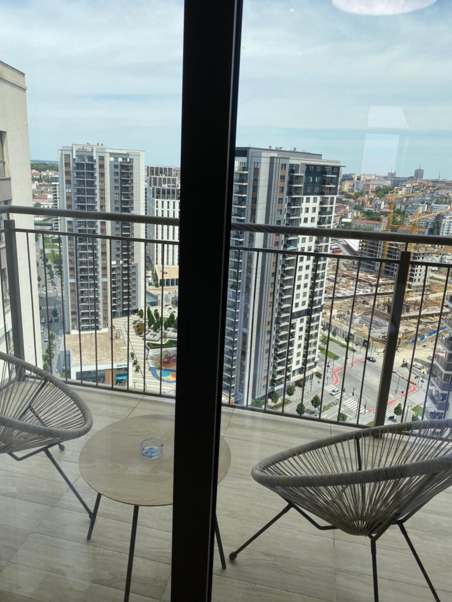 Ferienwohnung BW Sky View Belgrade Waterfront Exterior foto